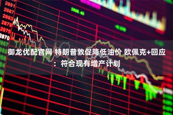 御龙优配官网 特朗普敦促降低油价 欧佩克+回应：符合现有增产计划