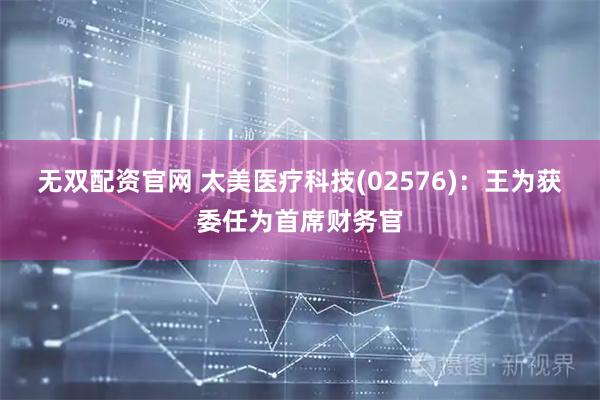 无双配资官网 太美医疗科技(02576)：王为获委任为首席财务官
