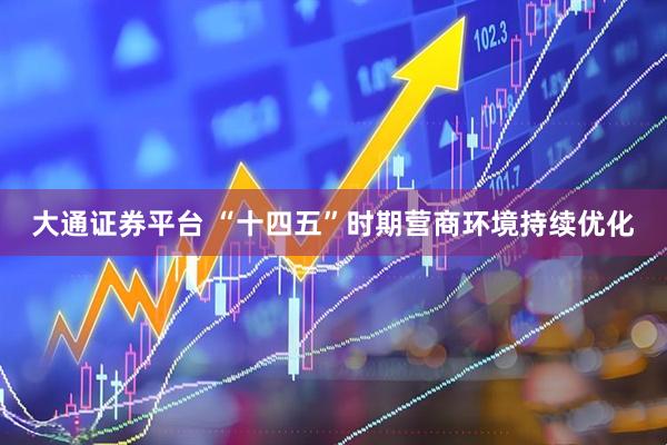 大通证券平台 “十四五”时期营商环境持续优化